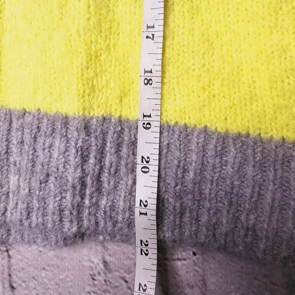 Lou & Grey For Loft Wool Alpaca Blend Soft Wide Stripe Cowl Neck Sweater Size S - Picture 11 of 12